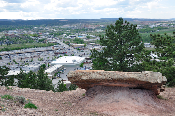 view from Dinosaur Park